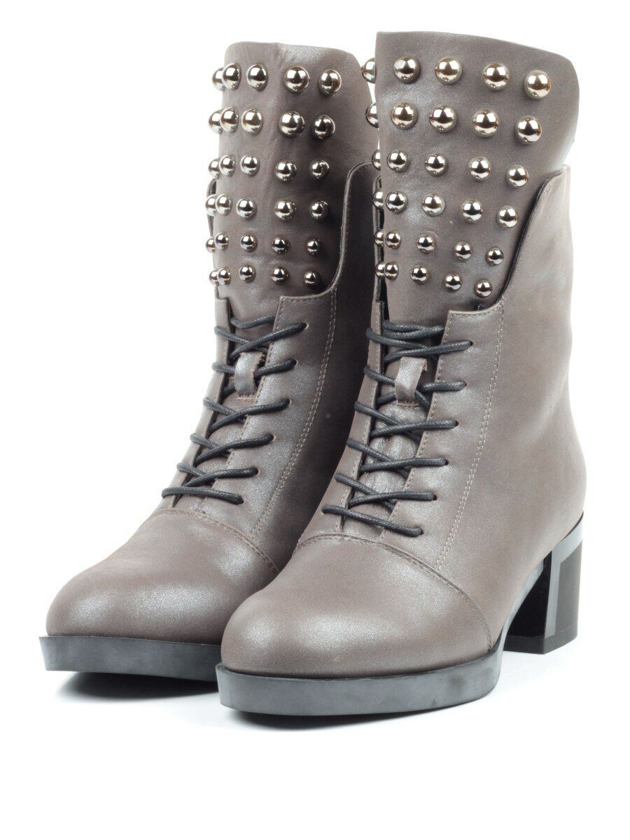 04-105E6G17 8J71M Ботинки зимние женские (натуральная кожа, натуральный мех)