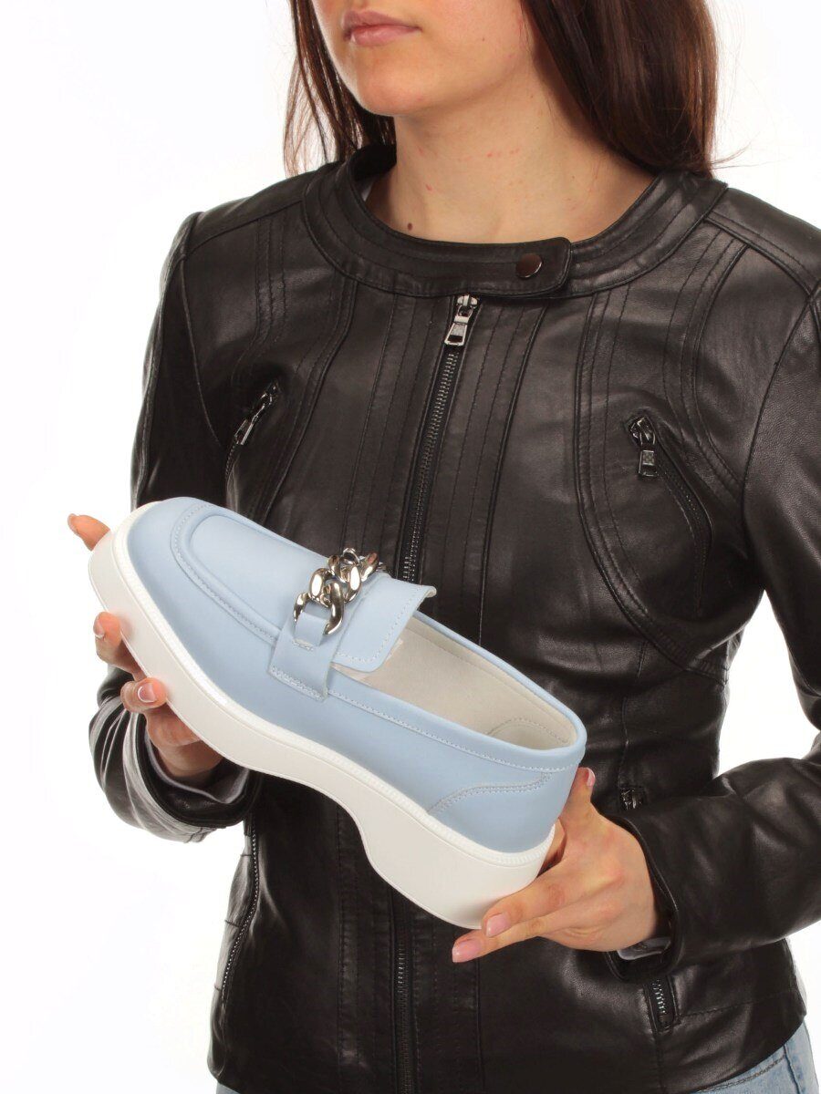 03-PDA102-2 Лоферы женские (натуральная кожа)