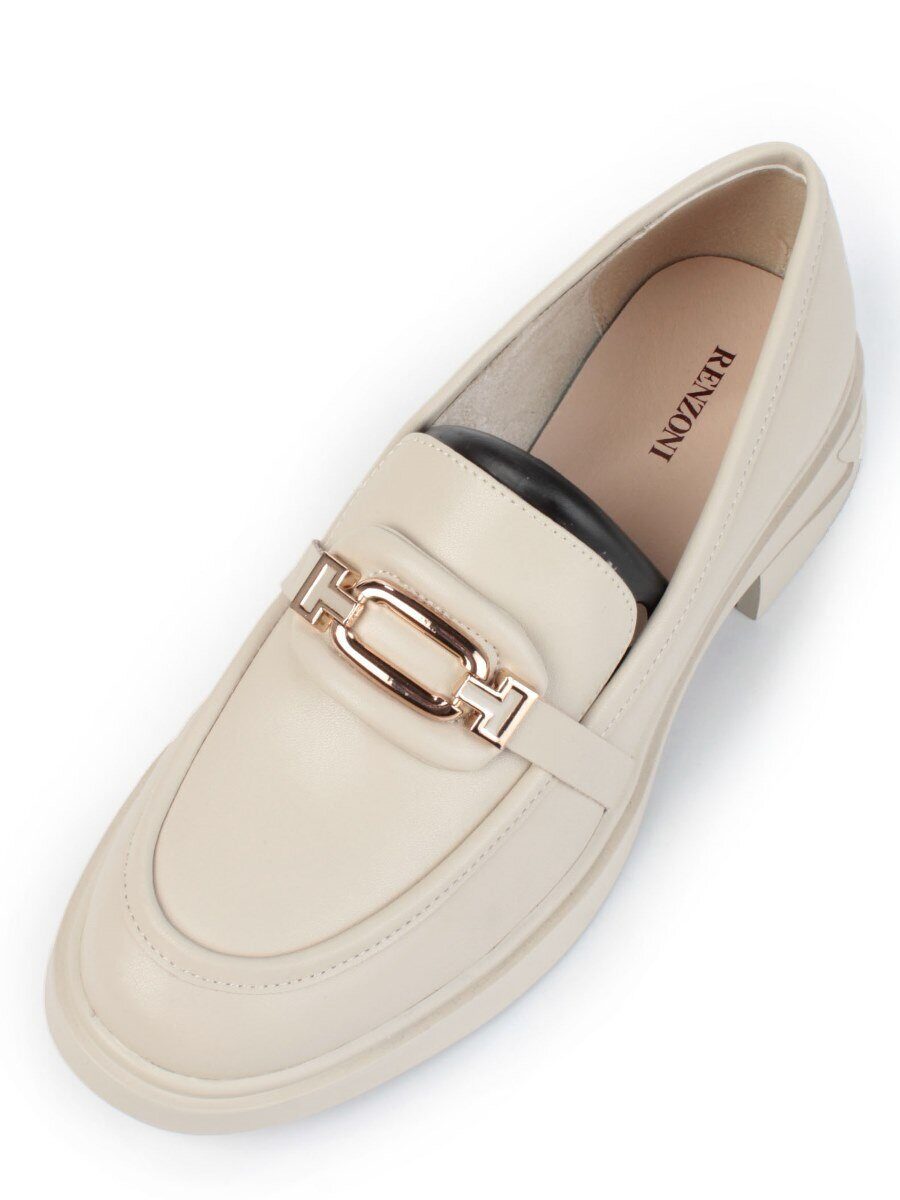 01-PDS133-3 BEIGE Ботинки демисезонные женские (натуральная кожа)