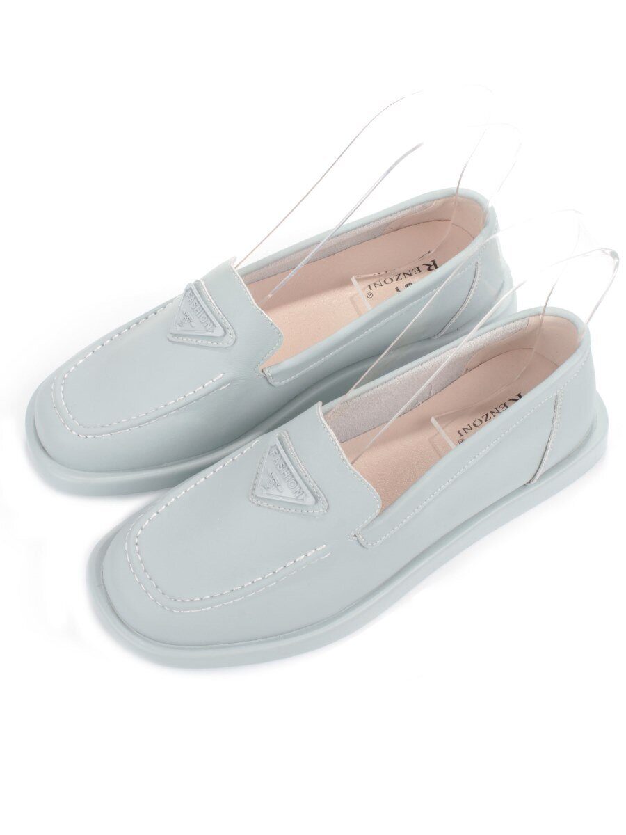 03-HY3-4D LT. BLUE Полуботинки женские (натуральная кожа)