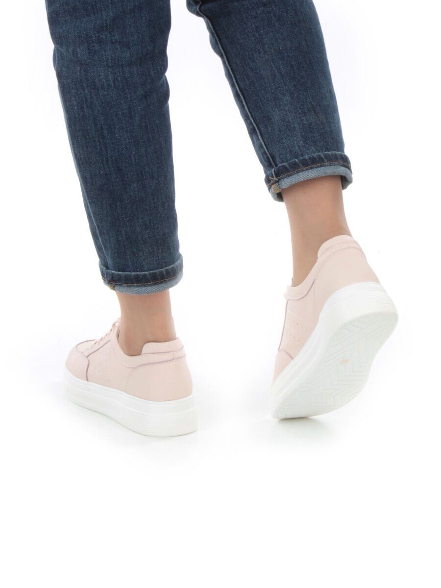 05-DJ21-2 PINK Кроссовки женские (натуральная кожа)