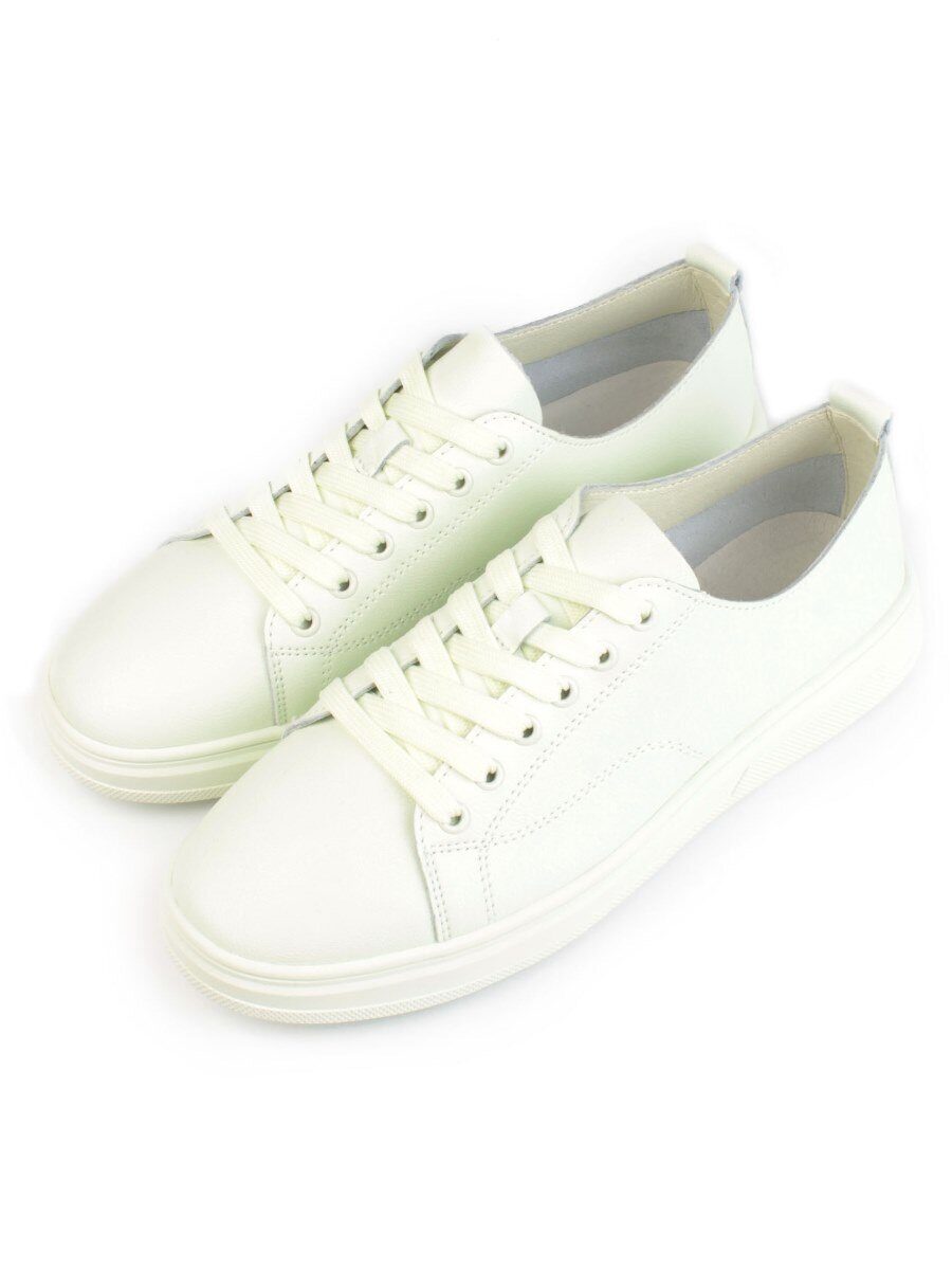 05-PDXL161-5 LT. GREEN Кроссовки женские (натуральная кожа)