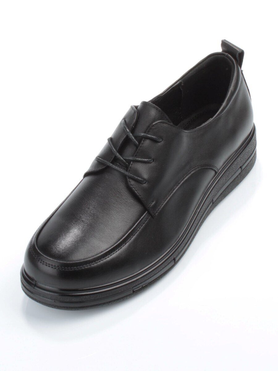 03-5067 BLACK Полуботинки женские (натуральная кожа)