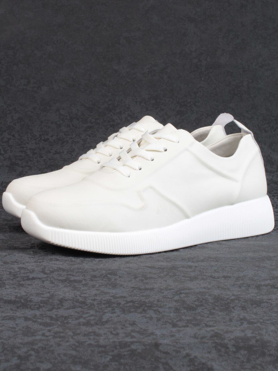 05-PDL195-8 LT. BEIGE Кроссовки женские (натуральная кожа)