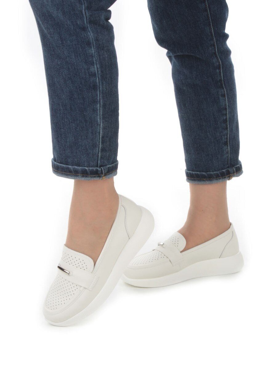 03-PDL 205-5 LT. BEIGE Полуботинки женские (натуральная кожа)