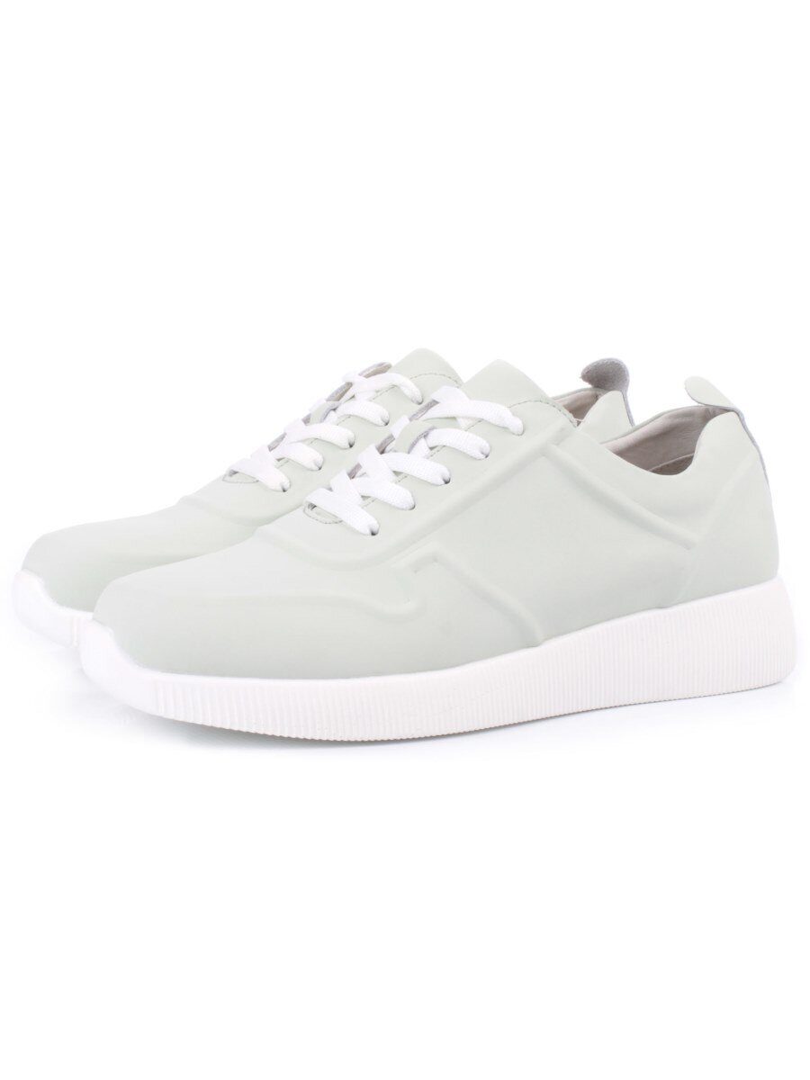 05-PDL195-3 LT. GREEN Кроссовки женские (натуральная кожа)