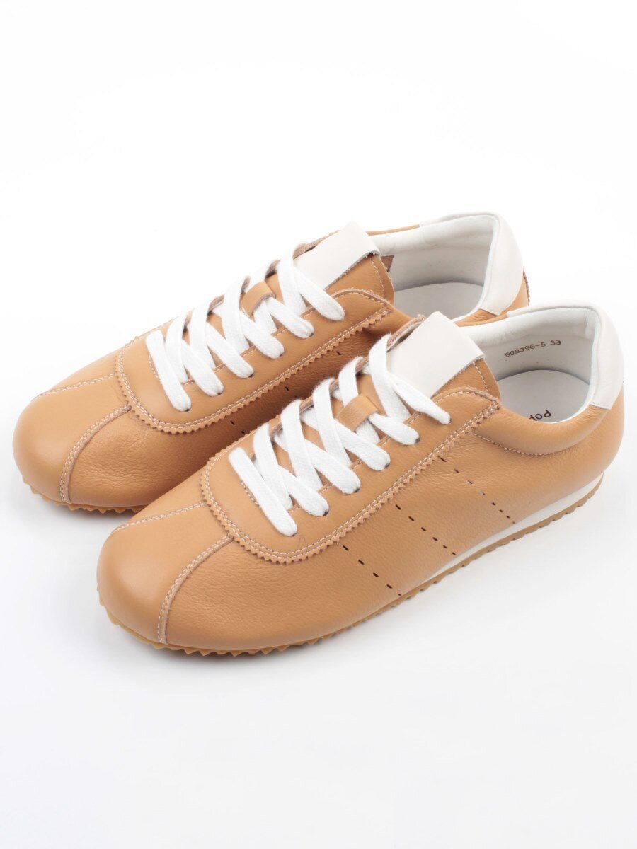 03-908396-5 DK. BEIGE Кеды женские (натуральная кожа)