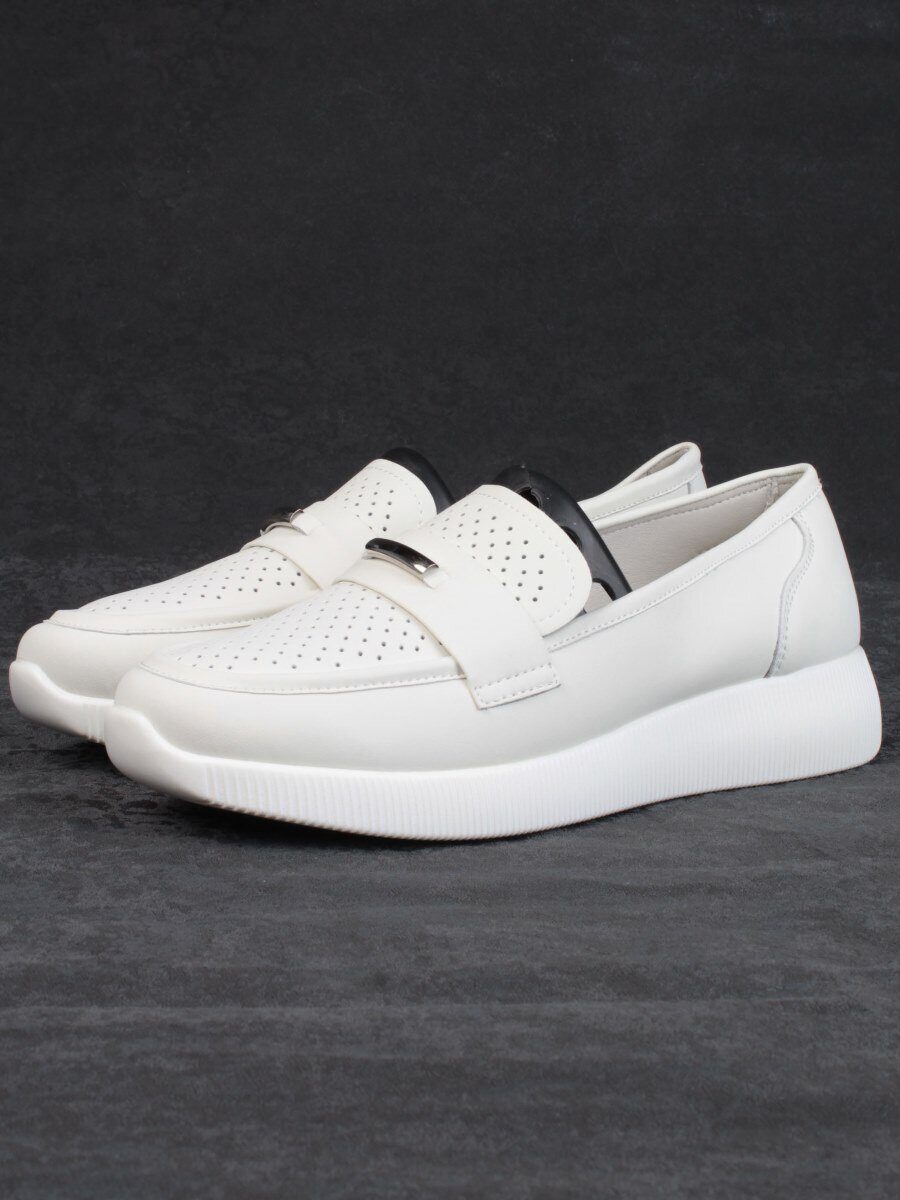 03-PDL 205-5 LT. BEIGE Полуботинки женские (натуральная кожа)