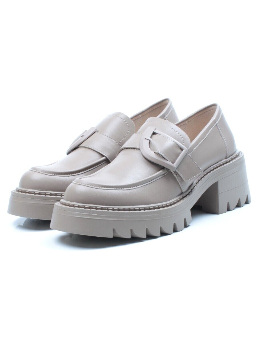 03-C1803-2 DK.BEIGE Лоферы женские (натуральная кожа)