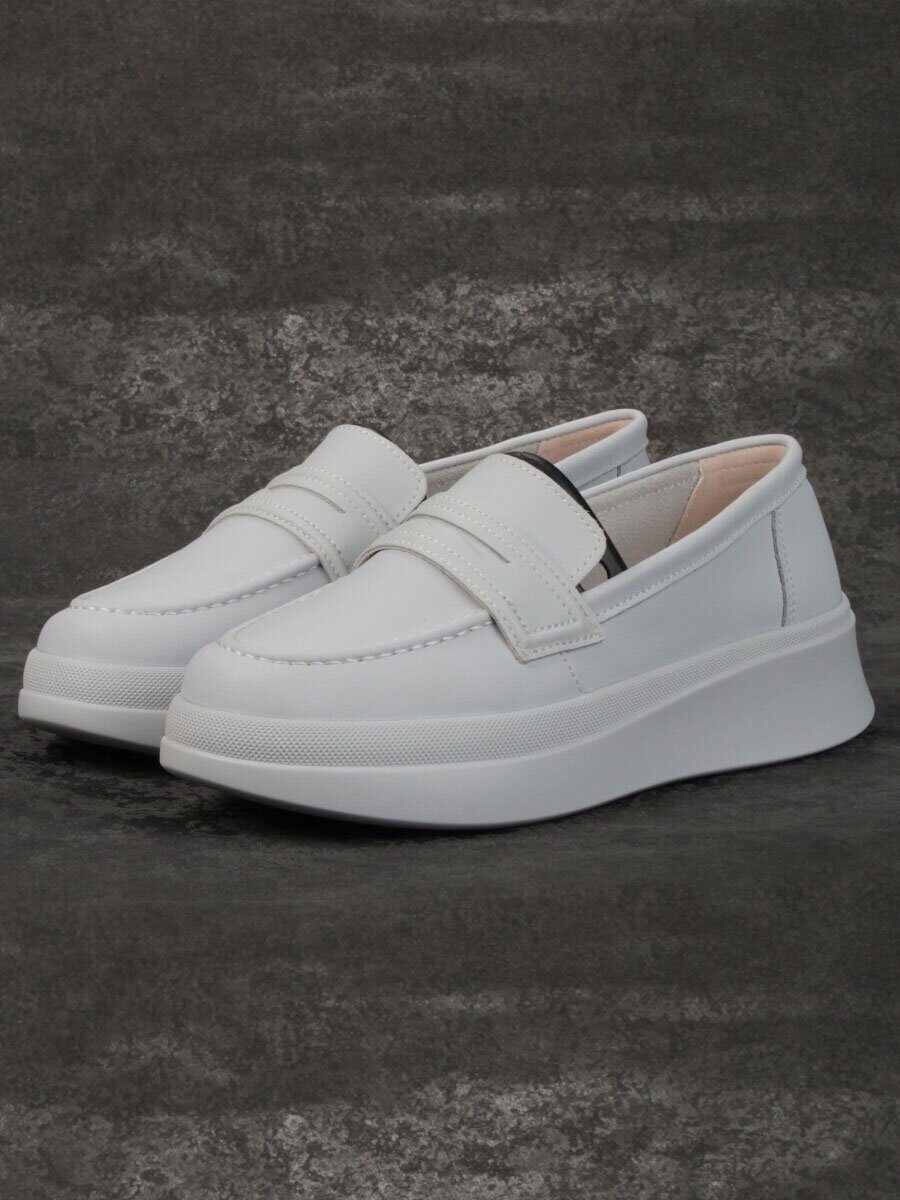 03-PDD171-6 GRAY/VIOLET Полуботинки женские (натуральная кожа)