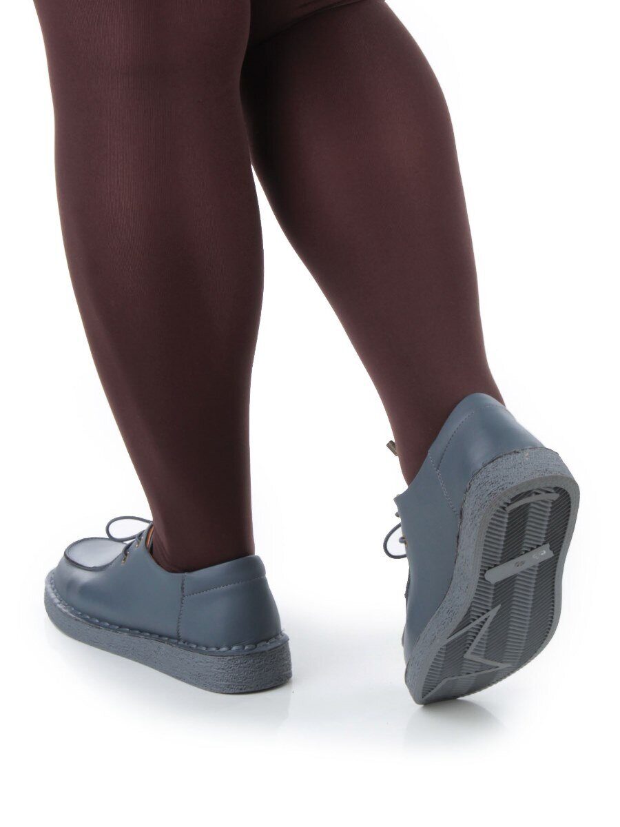 01-D7583-3 BLUE Ботинки демисезонные женские (натуральная кожа)