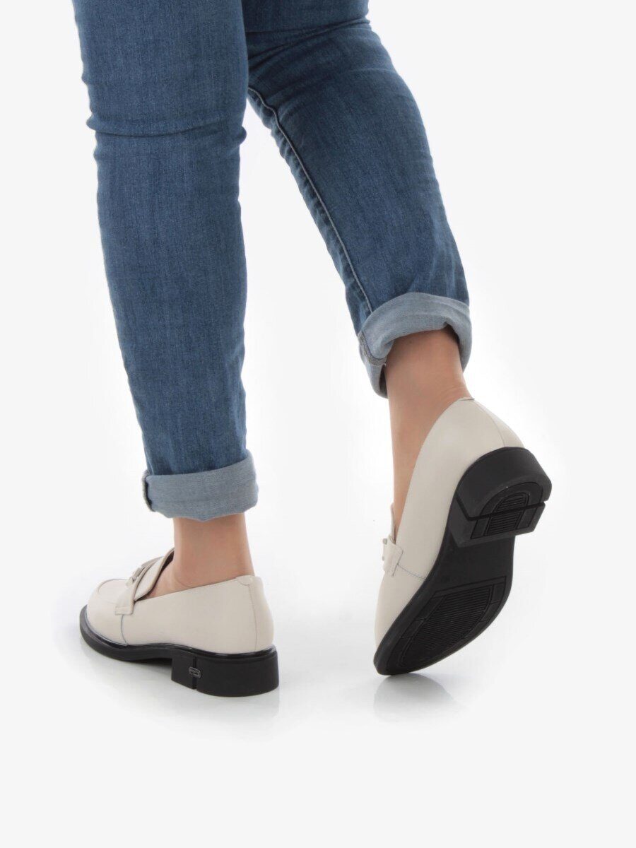 06-PDG258-2 BEIGE Туфли женские (натуральная кожа)