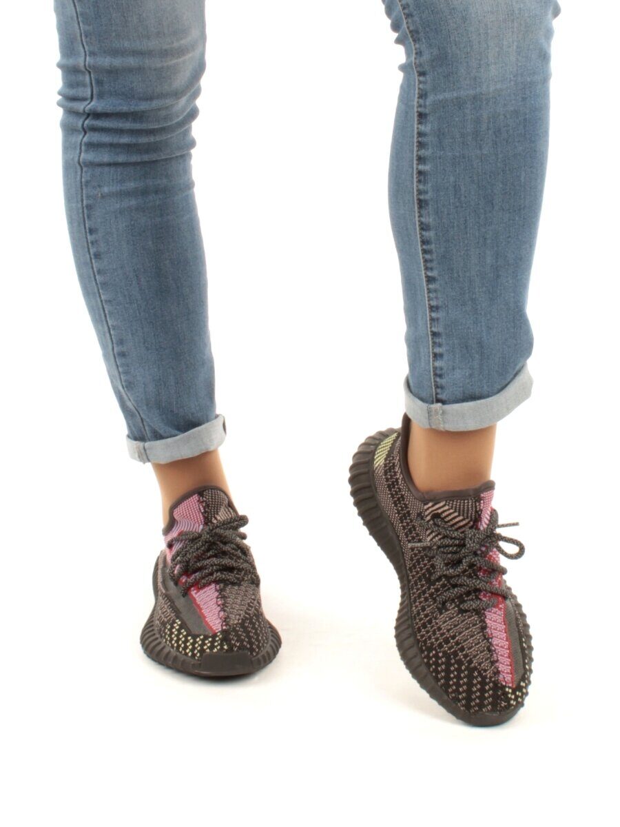 05-B557-3 BLACK Кроссовки женские (текстиль)