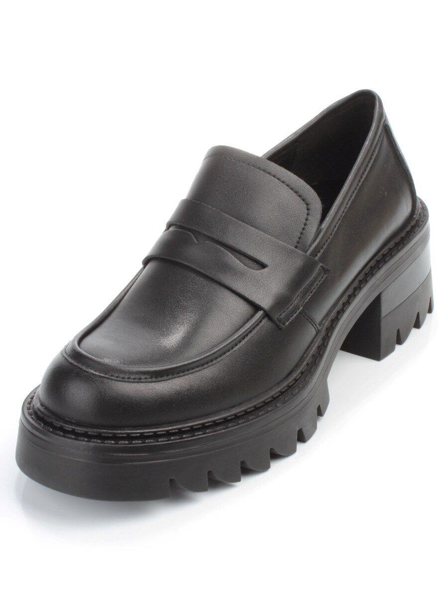 03-C1801-1 BLACK Лоферы женские (натуральная кожа)