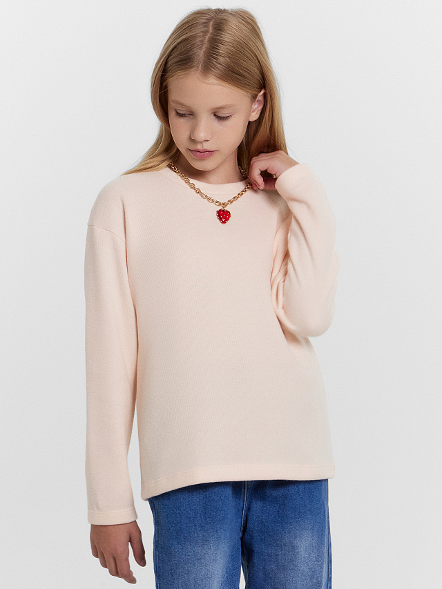 Джемпер для девочек в нежно-розовом цвете