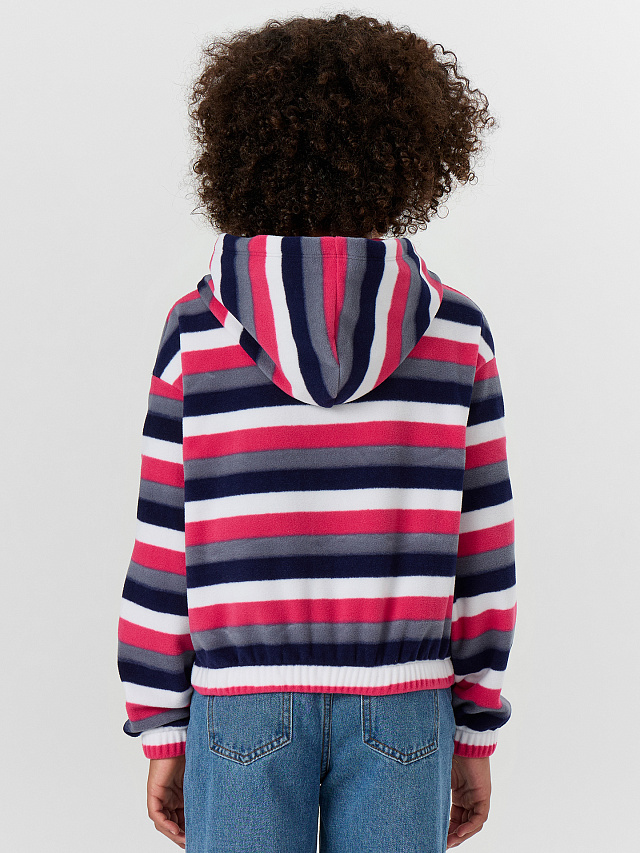 Худи для девочек в полоску