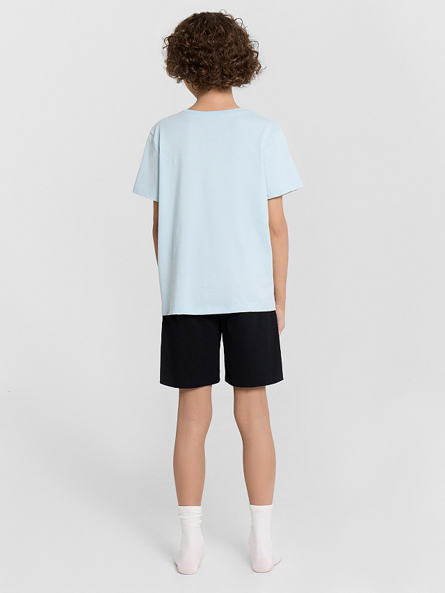 Комплект домашний для мальчиков с принтом и надписью