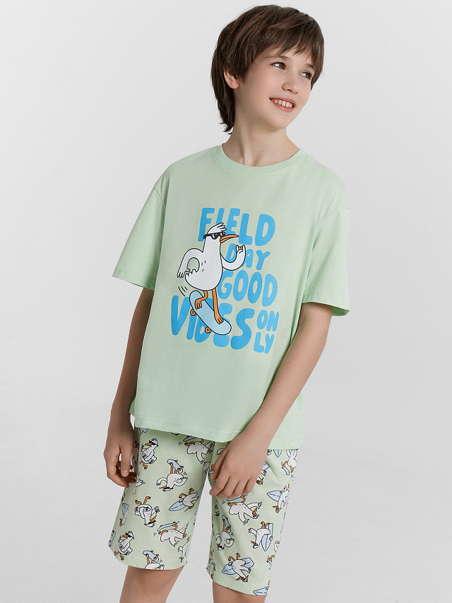 КОМПЛЕКТ ДЛЯ МАЛЬЧИКОВ (ДЖЕМПЕР, ШОРТЫ)