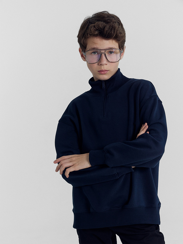 Свитшот для мальчиков в синем цвете