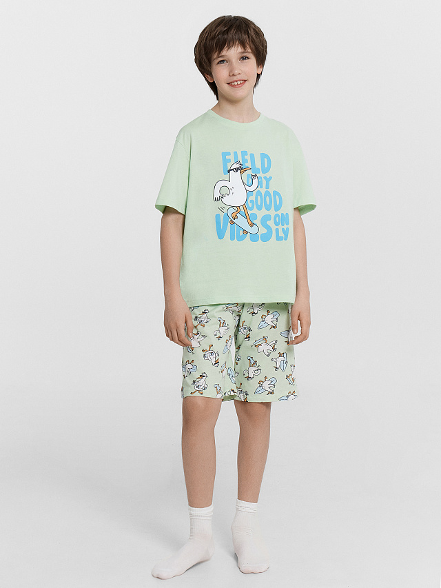 КОМПЛЕКТ ДЛЯ МАЛЬЧИКОВ (ДЖЕМПЕР, ШОРТЫ)