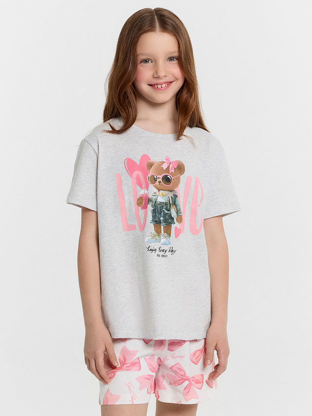 КОМПЛЕКТ ДЛЯ ДЕВОЧЕК (ФУТБОЛКА, ШОРТЫ)