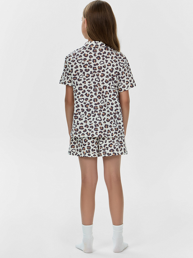 КОМПЛЕКТ ДЛЯ ДЕВОЧЕК (РУБАШКА, ШОРТЫ)