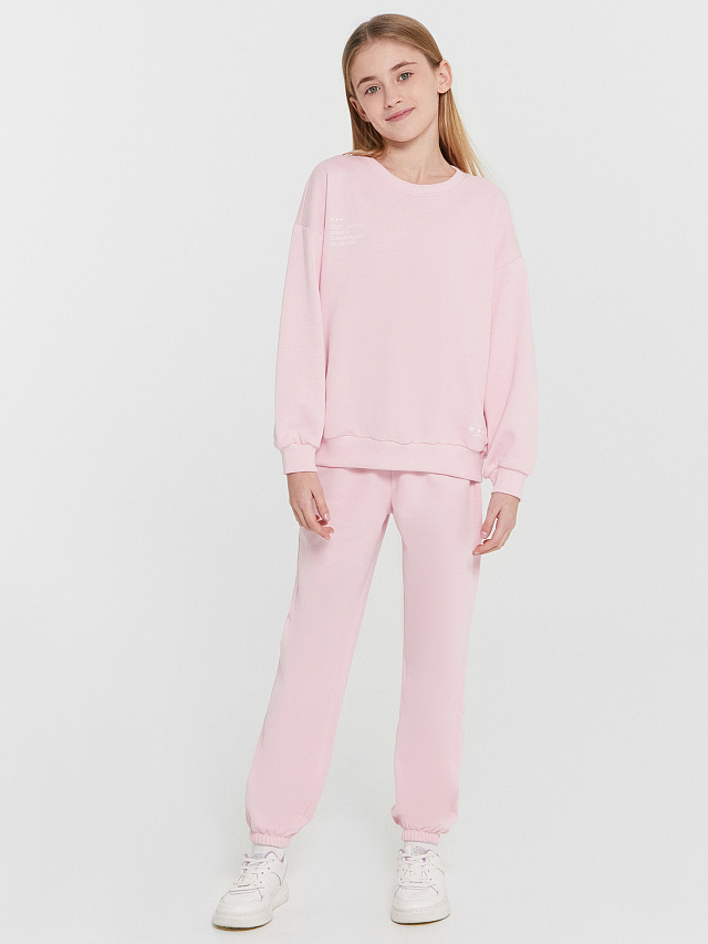 Свитшот для девочек розовый