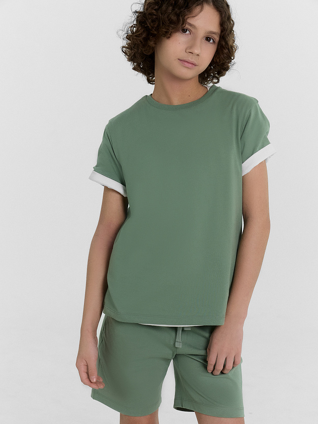 Комплект для мальчиков зеленый