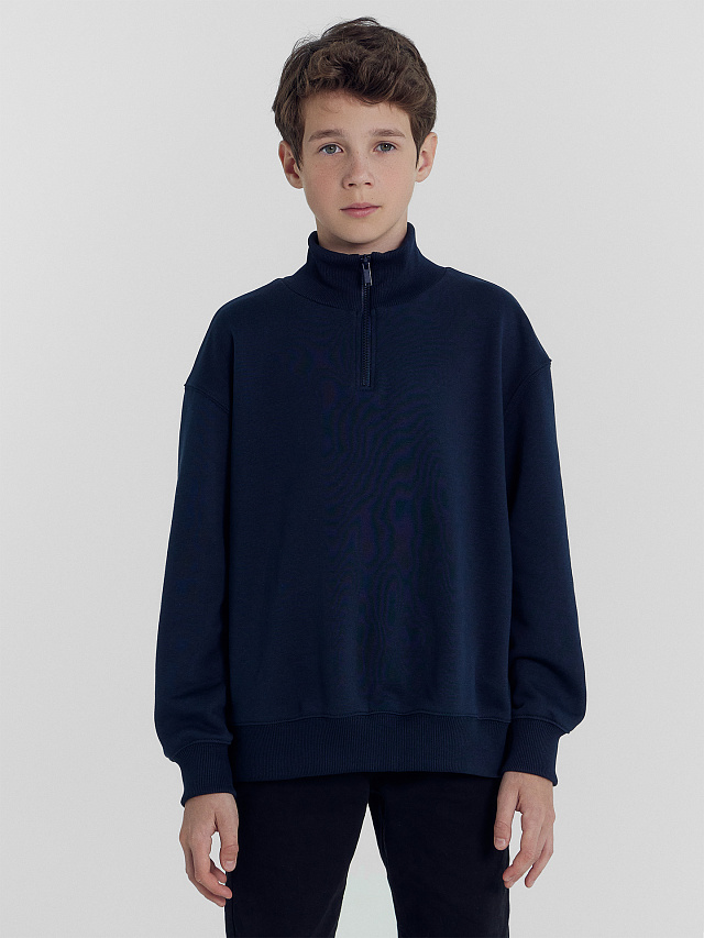 Свитшот для мальчиков в синем цвете