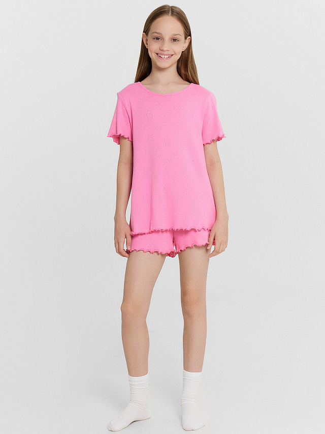 КОМПЛЕКТ ДЛЯ ДЕВОЧЕК (ФУТБОЛКА, ШОРТЫ)