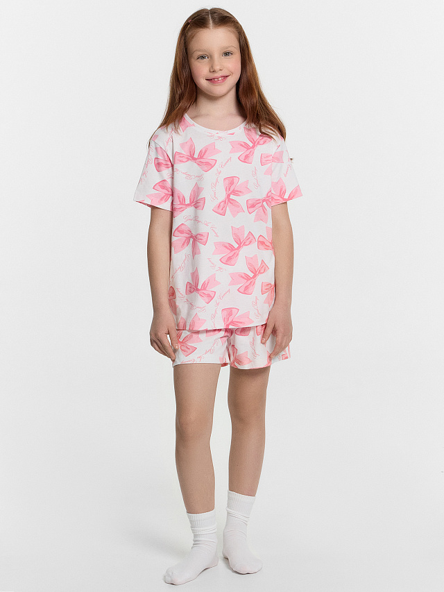 КОМПЛЕКТ ДЛЯ ДЕВОЧЕК (ФУТБОЛКА, ШОРТЫ)