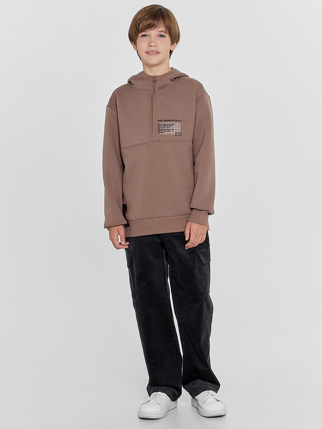 Брюки для мальчиков в черном цвете