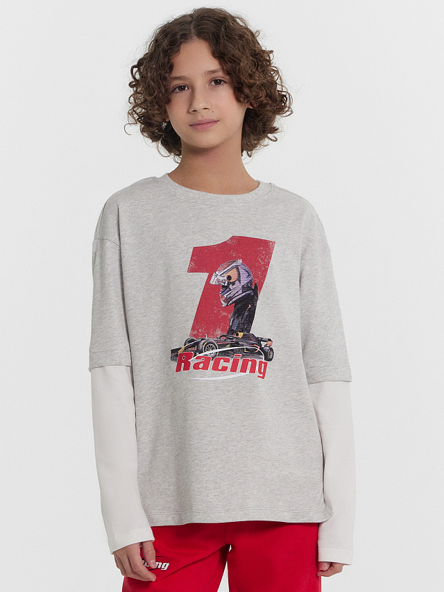 Джемпер для мальчиков с надписью