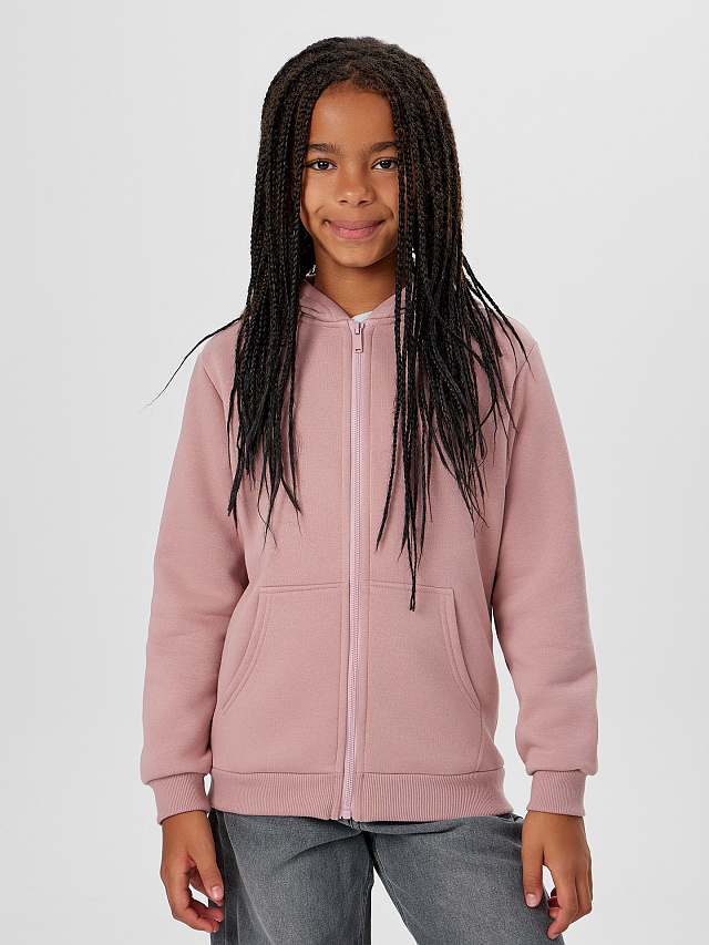 Толстовка для девочек розовая