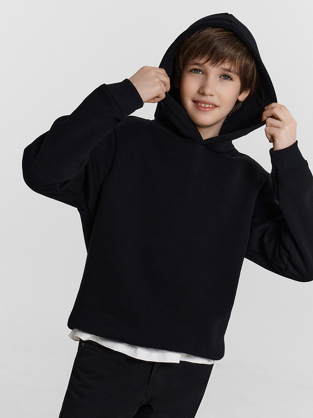 Худи для мальчиков черное