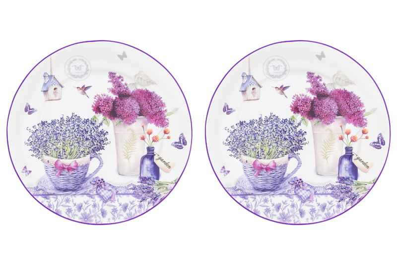 БЫЛО 1635 руб!! Набор тарелок 2 пр. 26*26*2 см