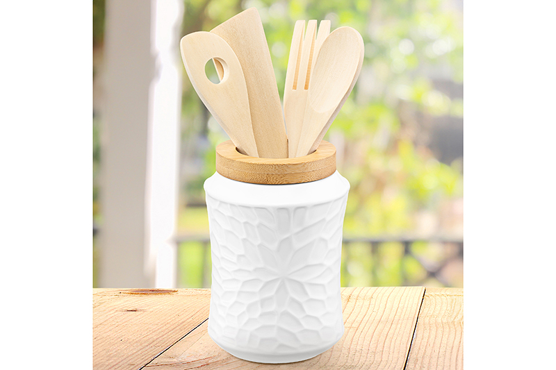 БЫЛО 777 руб!! Набор кухонных принадлежностей 4 пр. с подставкой