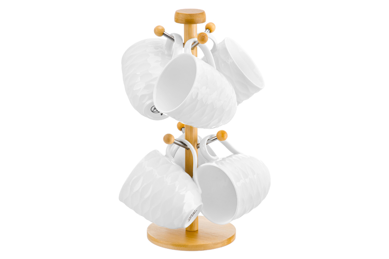 БЫЛО 2191 руб!! Набор 6 кружек 320 мл 12*8,5*9,5 см