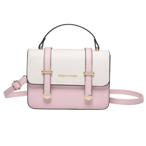 Женская кожаная сумка PR-512 PINK