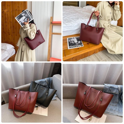 Женская кожаная сумка 9013 BORDO