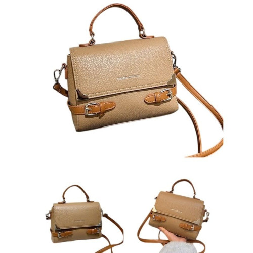 Женская кожаная сумка C196 APRICOT