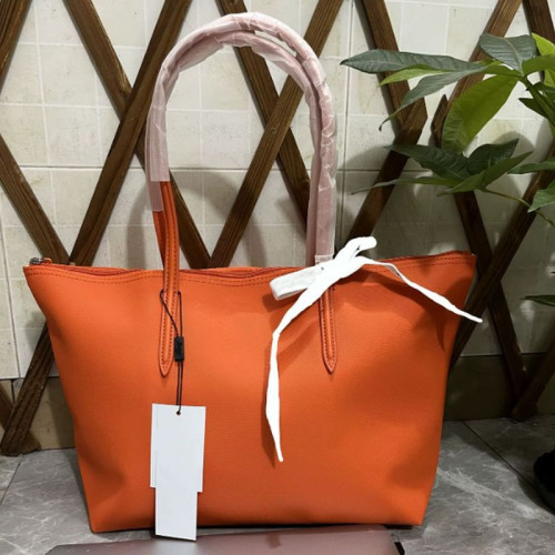 Женская кожаная сумка LAC-307 ORANGE