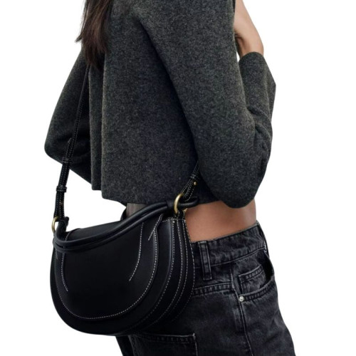 Женская кожаная сумка ZA-59 YELLOW