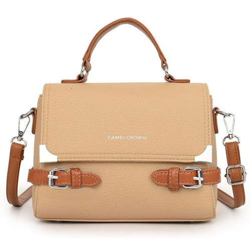 Женская кожаная сумка C196 APRICOT