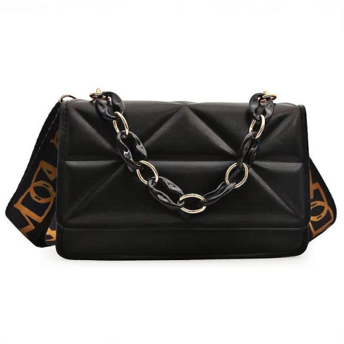 Женская кожаная сумка O-57 BLACK