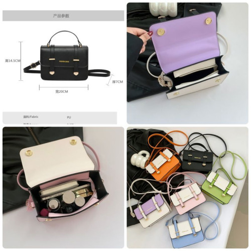 Женская кожаная сумка PR-512 PINK