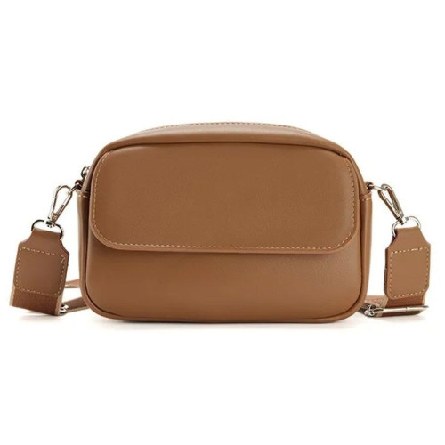 Женская кожаная сумка N-196-2 BROWN