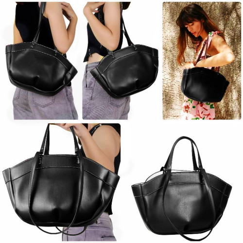 Женская кожаная сумка ZA-676 BLACK