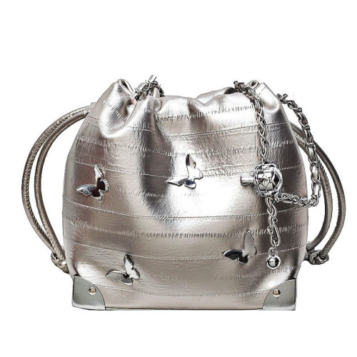 Женская кожаная сумка XQD-2472 SILVER