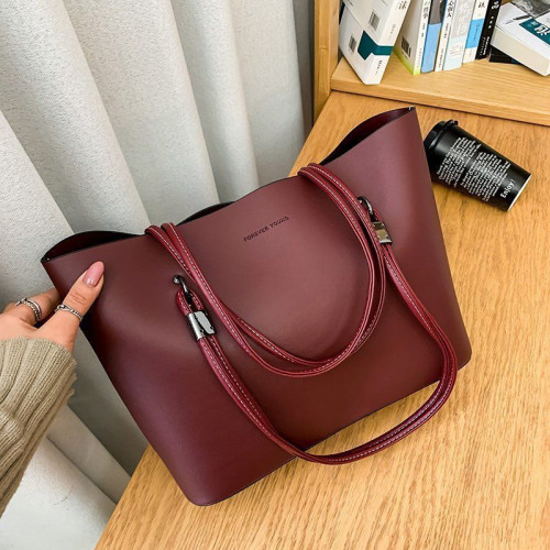 Женская кожаная сумка 9013 BORDO